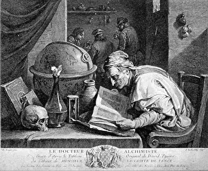 Glassware: Alchemist, 17th Century