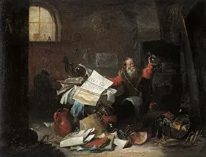 Pseudo: The Alchemist, by Teniers