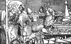 Labs: alchemy, alchemist and assistent in laboratory