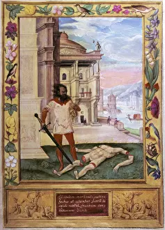 Solis: alchemy, allegory, the dismembered corpse, miniature