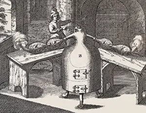 Destillation: alchemy, destillation, double destillation oven
