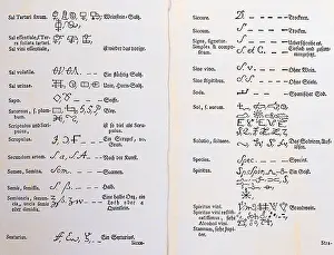 Cryptic: alchemy, encyclopedia, letter S, Pharmaceutico