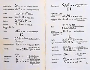 Cryptic: alchemy, encyclopedia, letters G, H, I, Pharmaceutico