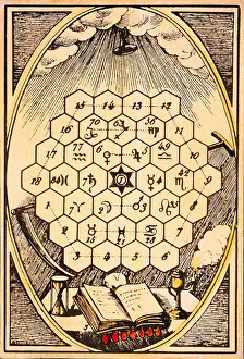 Seve: alchemy, syncretic composistion of astrological