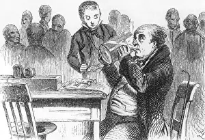 Consumption: Alcohol consumption in a Berlin pub, around 1830