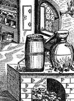 Distilled: alcohol, distillation, simple distillery on stove