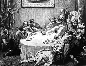 Chanson: alcohol, La Chanson de Table, painting by Pierre