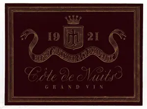 Interfoto Agentur: alcohol, wine, labels, Cote de Nuits, Winery
