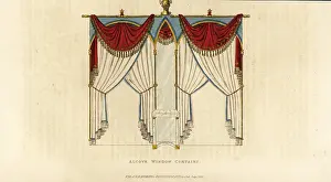 Festoon: Alcove window curtains