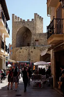 Walkways: Alcudia, Mallorca, Spain, - Townwall