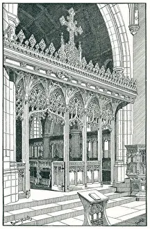 Aldenham: Aldenham Church Rood Screen, Herts