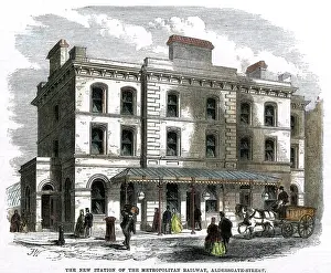 Aldersgate: Aldersgate Station 1866