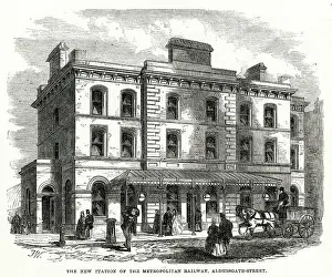 Aldersgate: Aldersgate Station 1866