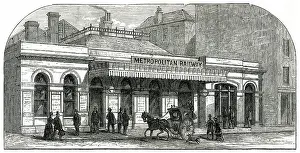 Aldgate: Aldgate station, London underground 1876