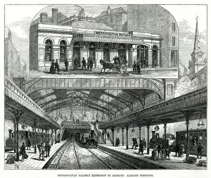 Aldgate: Aldgate terminus 1876
