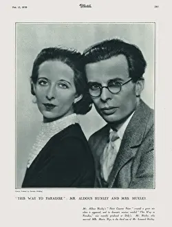 Huxley: Aldous and Maria Huxley