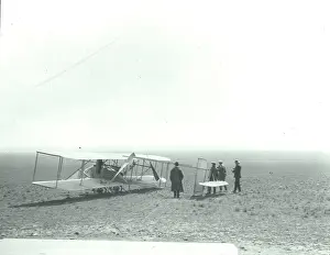 Alec Ogilvie's Wright biplane in 1912