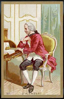 Encyclopedist: Alembert - Jean - Trade Card