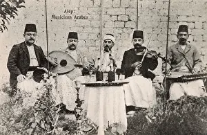 Zither: Aleppo, Syria - Arab Musicians