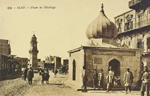 Clocktower: Aleppo, Syria - clock tower of Bab al-Faraj