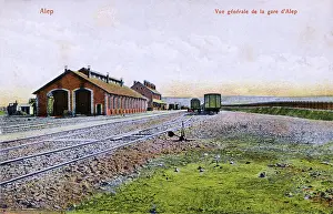 Siding: Aleppo, Syria - General view of the Railway Station