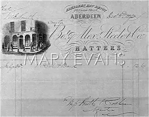 Receipts: ALEX STEELE, HATTER BILL