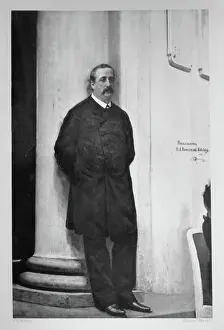 Repin: Alexander Borodin, engraving