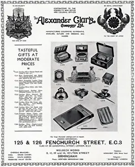 Tasteful: The Alexander Clark Company Advertisement
