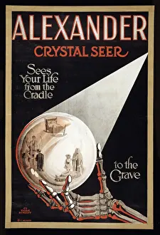 Ephemera: Alexander, Crystal Seer, Poster, 1910
