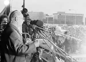 Letna: Alexander Dubcek - demonstration - Letna - speech - address