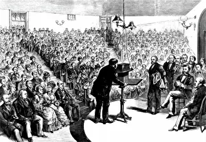 Telecommunication: Alexander Graham Bell Demonstrating Telephone, 1877