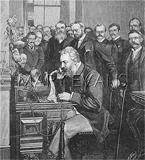 Inaugurates: Alexander Graham Bell's telephone link