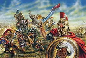Macedon: Alexander the Great Generals attacking each other