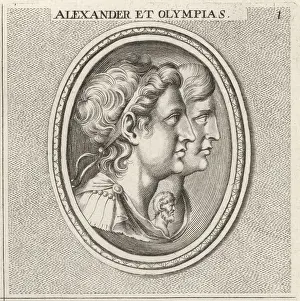 Ancient Greek: Alexander the Great and his mother Olympias