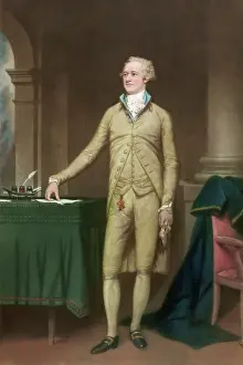 C1932: Alexander Hamilton, full-length portrait, standing, facing l