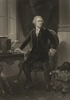 Trumbull: Alexander Hamilton, in full length portrait