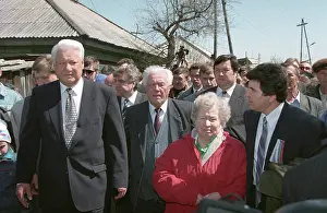Villagers: Alexander Lukashenko visit to Russia, 1996