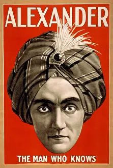 Ephemera: Alexander, The Man Who Knows, Poster, 1910