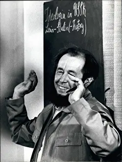 Ethics: Alexander Solzhenitsyn, Russian writer, in Switzerland