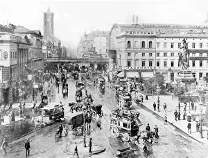 Drawbridge: Alexanderplatz before 1914