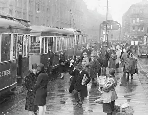 Subway: The Alexanderplatz tram station, 1928