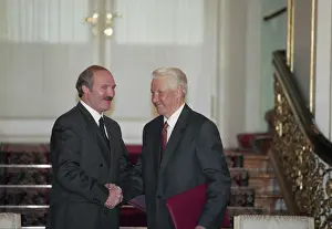 Charter: Alexandr Lukashenko visits Russia