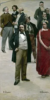 Stair: Alexandre Dumas, Rachel, Honore Daumier
