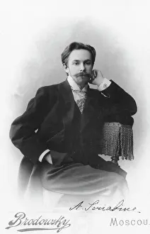 Perforation: Alexandre Scriabin, photograph by Brodowsky
