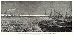 Searching: Alexandria, searching the forts with the electric light