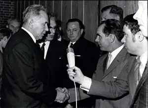 Stiff: Alexei Kosygin, Soviet Prime Minister, in Denmark
