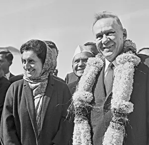 Delhi: Alexei Kosygin visits India, 1968