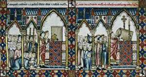 Ogival: Alfonso X, called The Wise (1221-1284). Cantigas