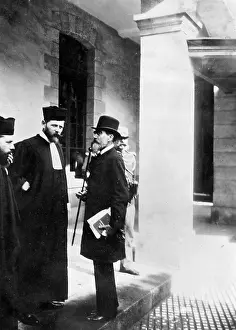 Guiana: Alfred Dreyfus with his lawyer