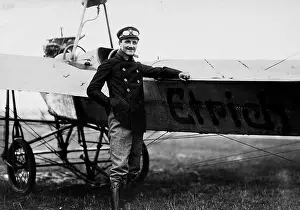Managed: Alfred Frederick, with his aircraft, 1913